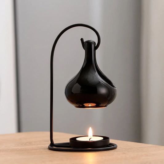 Tealight Essential Oil Burner with Hanging Ceramic Bowl
