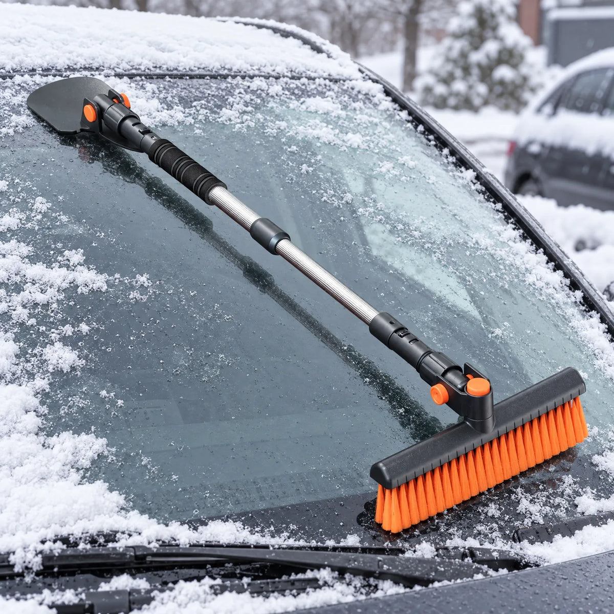 Telescopic Rotating Car Snow Brush