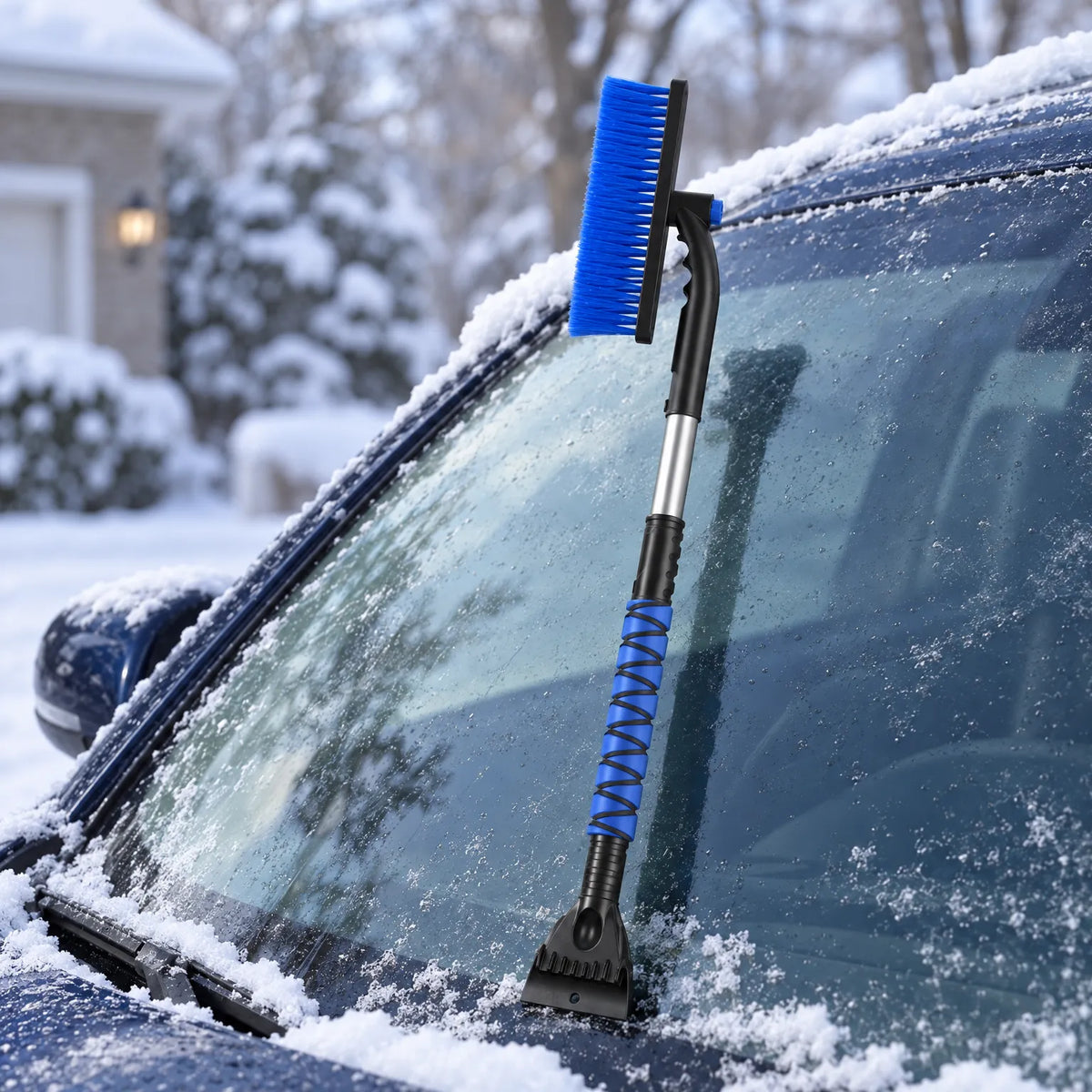 Telescopic Rotating Car Snow Brush