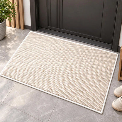 Textured Entryway Floor Mat Rug
