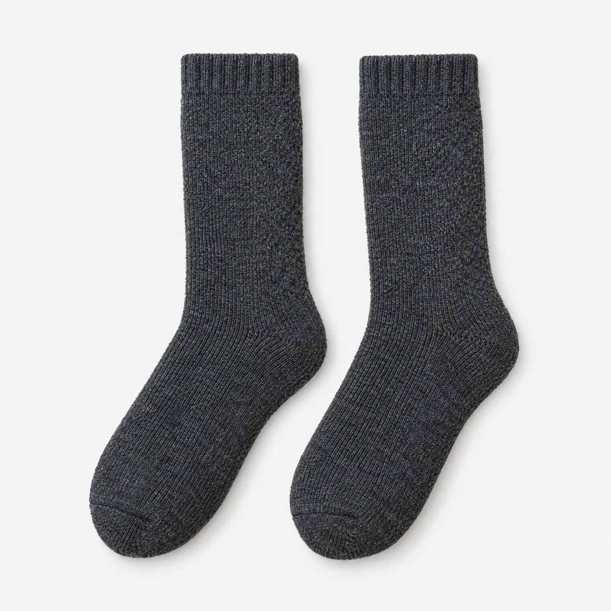 Thick Crew-Length Wool Blend Socks