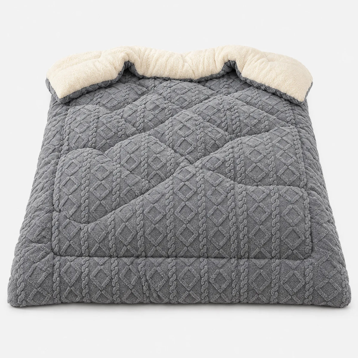 Thick Fleece Winter Comforter with Plush Dual Sided Design