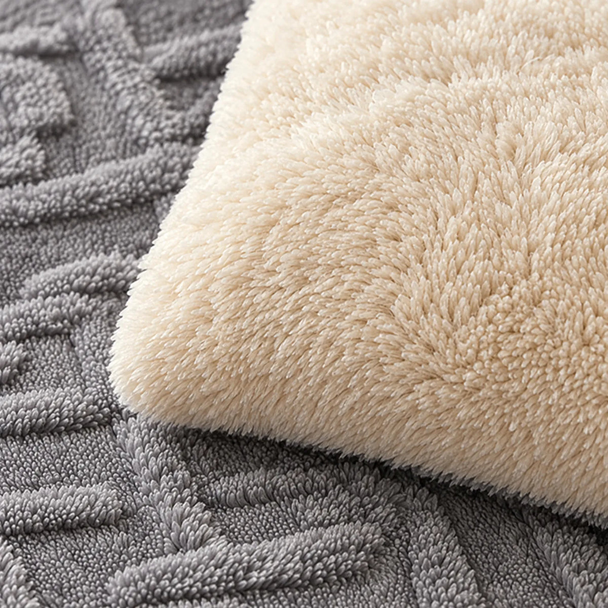 Thick Fleece Winter Comforter with Plush Dual Sided Design