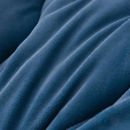 Thick Fleece Winter Comforter with Textured Design