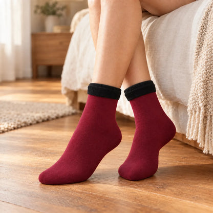 Thick Lined Low Tube Socks