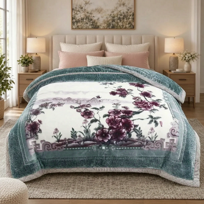 Thick Weighted Winter Comforter with Plush Design