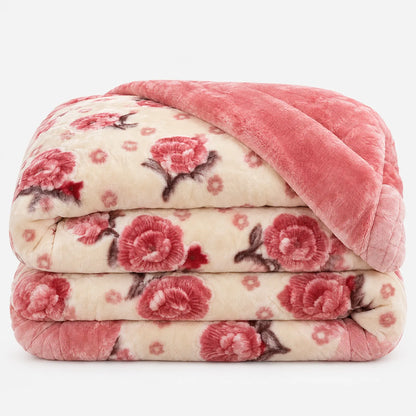 Thick Weighted Winter Comforter with Plush Design