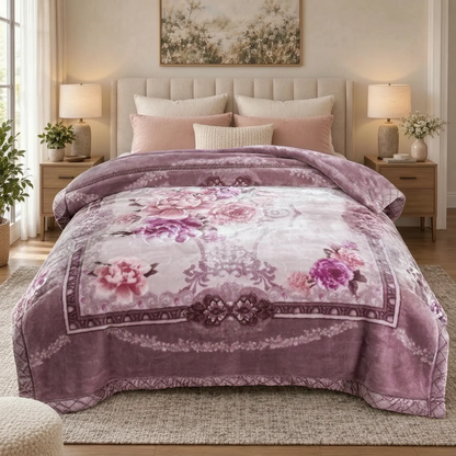 Thick Weighted Winter Comforter with Plush Design
