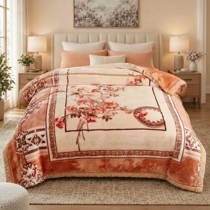 Thick Weighted Winter Comforter with Plush Design