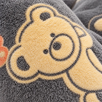 Thick Winter Comforter with Reversible Soft Fleece Design