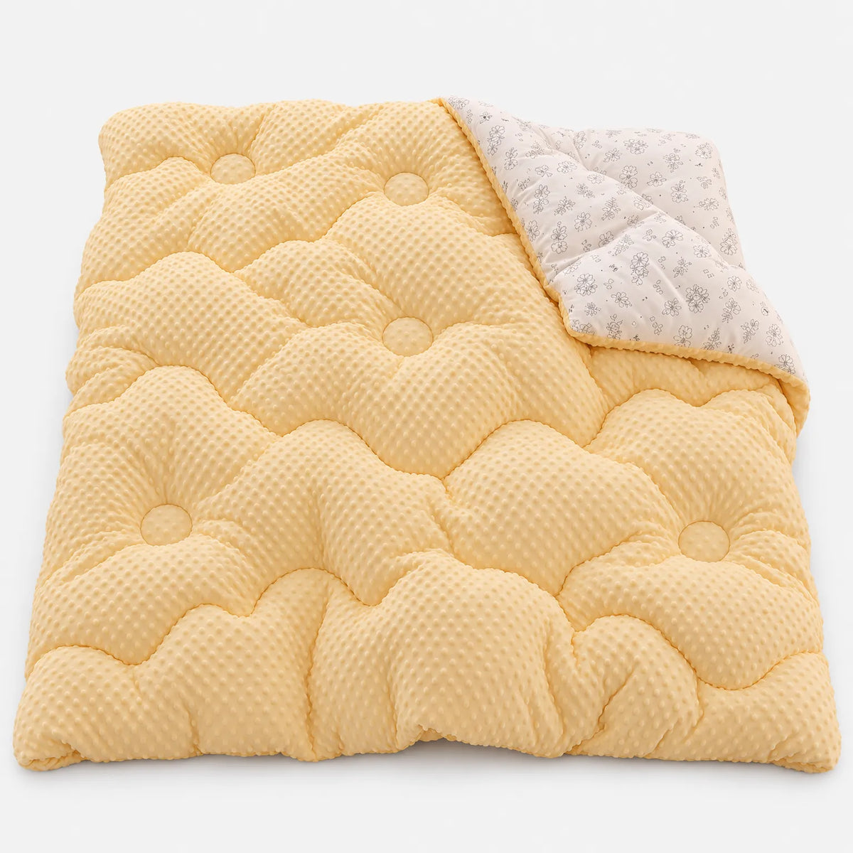 Thick Winter Comforter with Reversible Textured Design