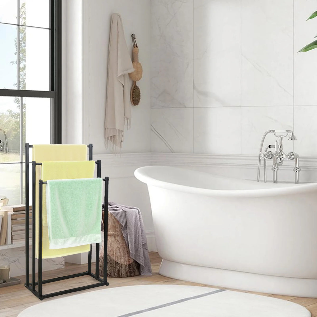 Three-Tier Floor Standing Towel Rack