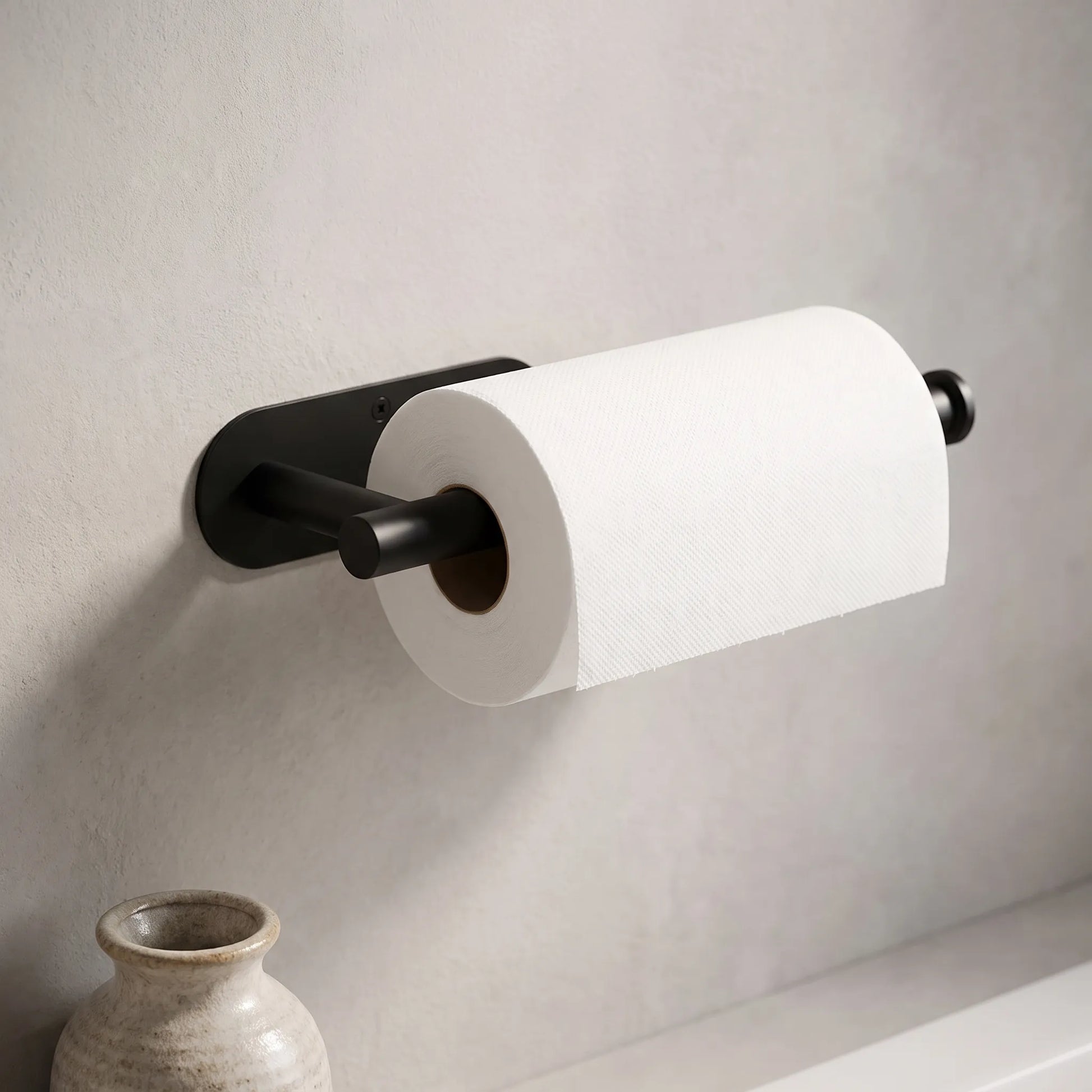 Toilet Paper Holder Wall Mounted Self Adhesive