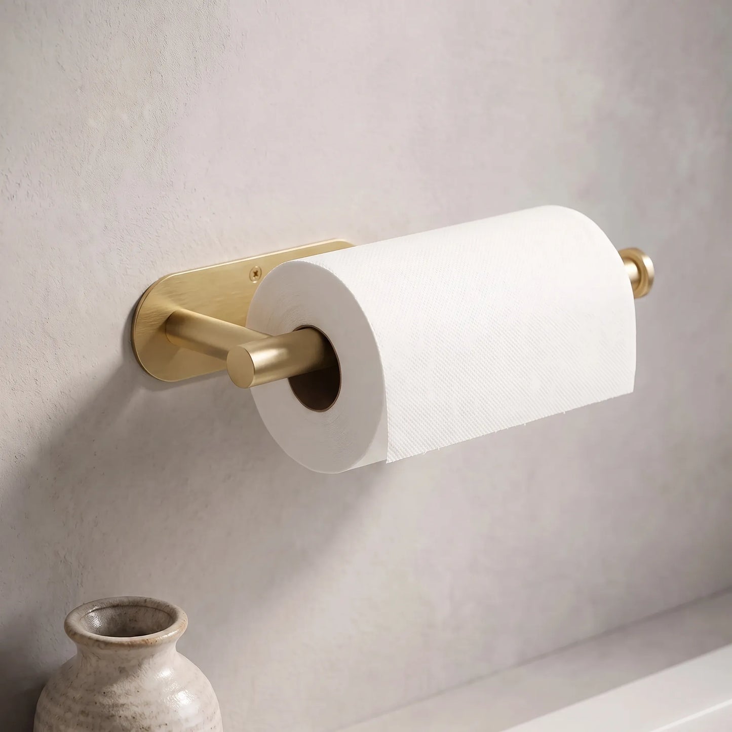 Toilet Paper Holder Wall Mounted Self Adhesive