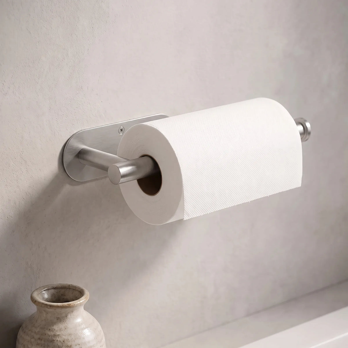 Toilet Paper Holder Wall Mounted Self Adhesive