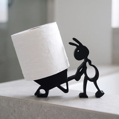 Toilet Paper Holder with Novelty Ant Design