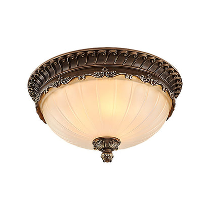 Traditional Frosted Glass Ceiling Light Fixture | Lumirel