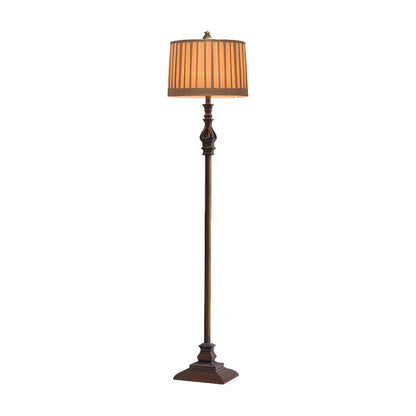 Traditional Resin Pedestal Floor Lamp Indoor Lighting | Tavrion