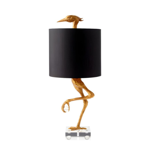 Traditional Table Lamp with Fabric Shade for Bedroom | Solves
