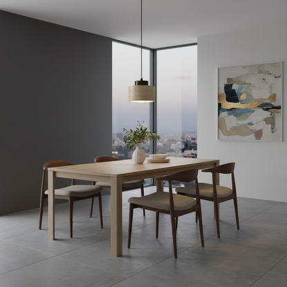 Travertine Stone Pendant Light | Modern Kitchen Island Lighting
