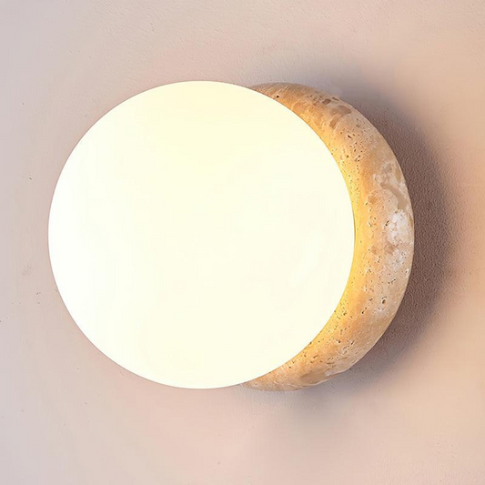 Travertine Outdoor Wall Light Water Resistant Design | Benvara