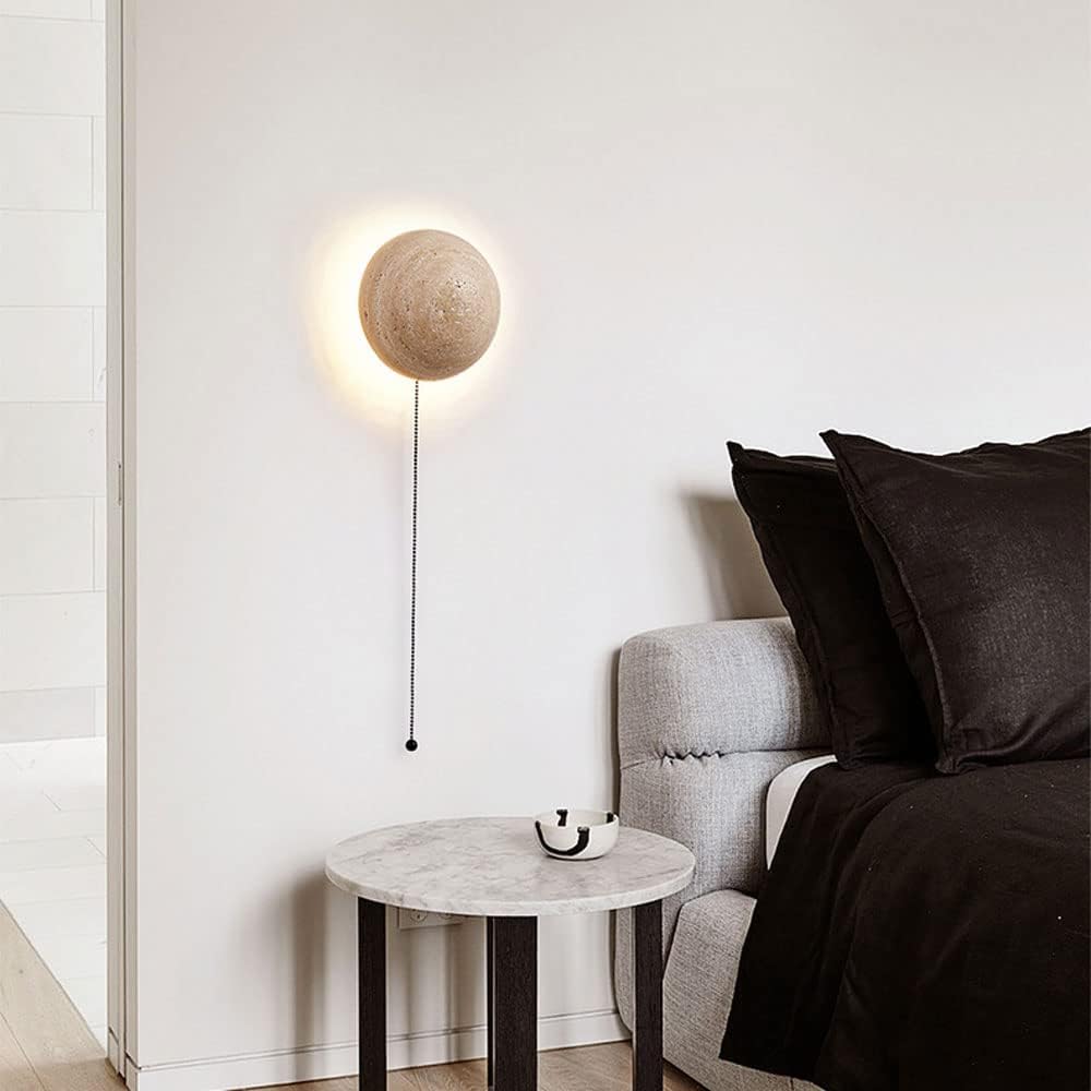 Travertine Stone Wall Light Modern Minimalist | Alverna