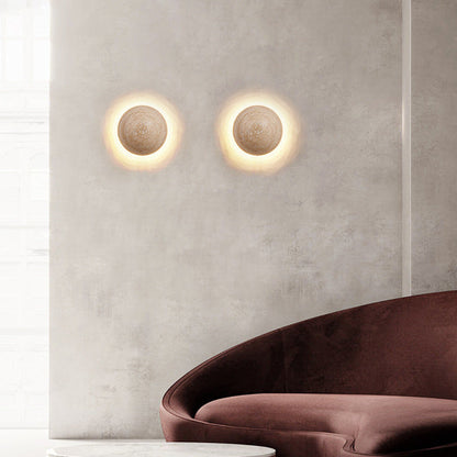 Travertine Stone Wall Light Modern Minimalist | Alverna