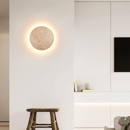 Travertine Stone Wall Light Modern Minimalist | Alverna