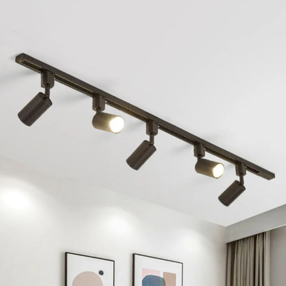Tubular LED Ceiling Light Metal Nordic Semi Flush | Lumiven