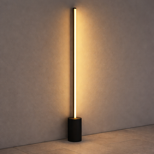 Vertical Outdoor LED Lawn Light Stainless Steel Pathway | Ulvora