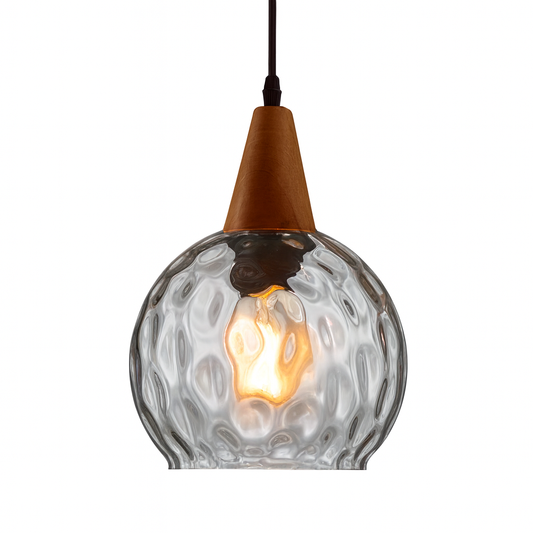 Vintage Glass Shade Pendant Light for Interiors | Melqor