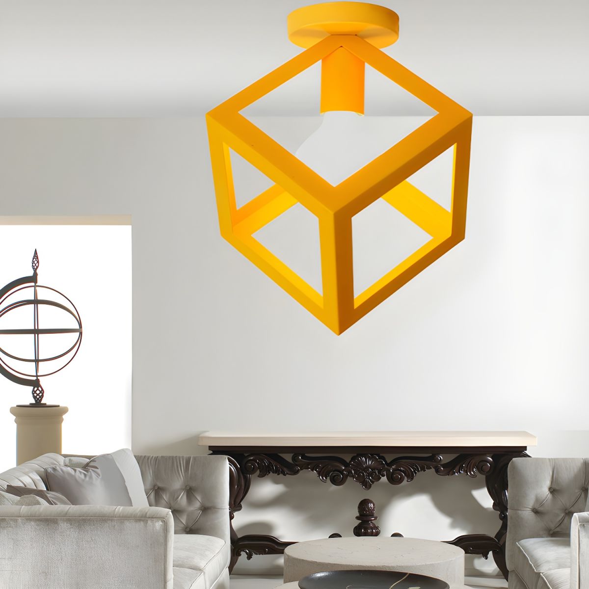 Vintage Metal Loft Ceiling Light Fixture | Serelle