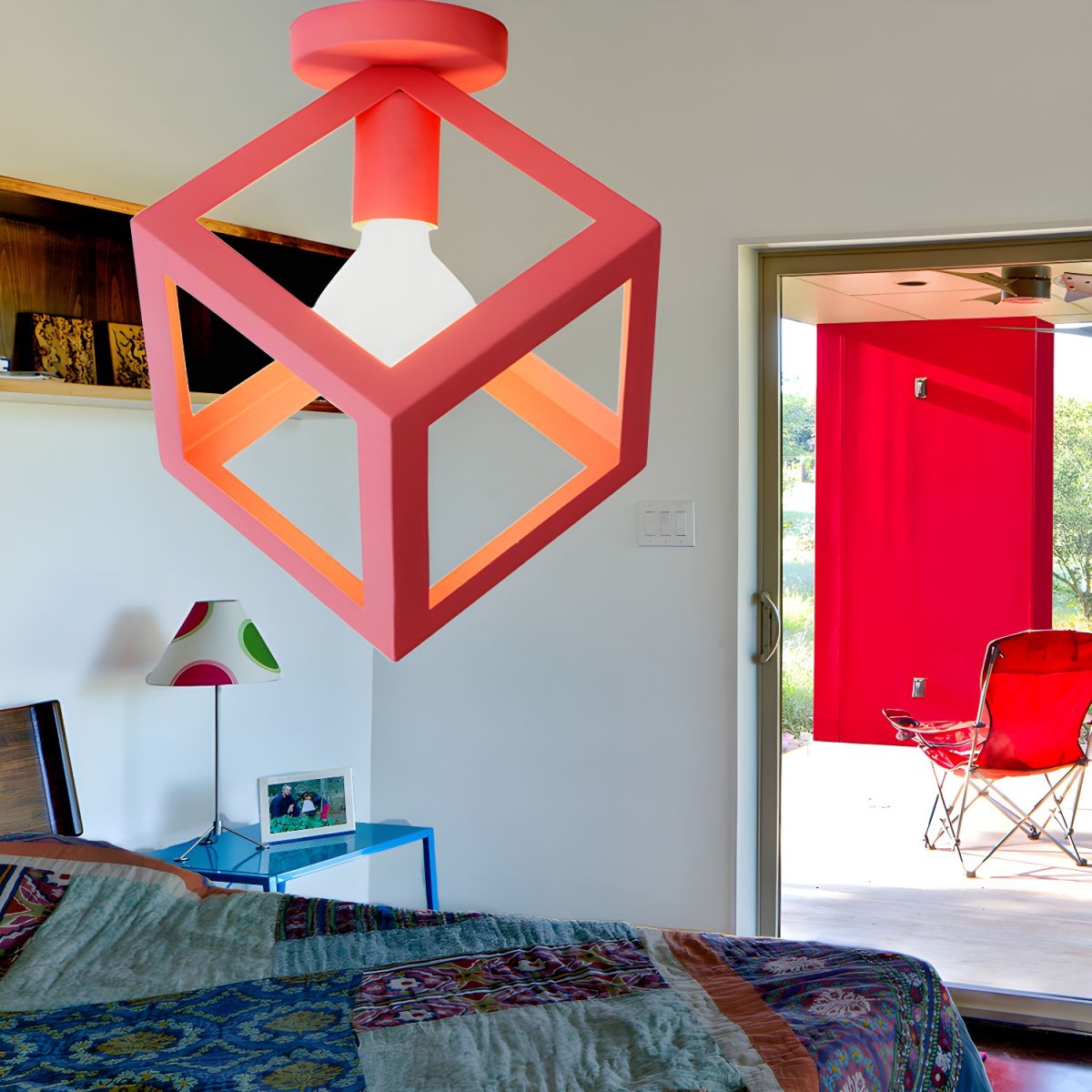 Vintage Metal Loft Ceiling Light Fixture | Serelle