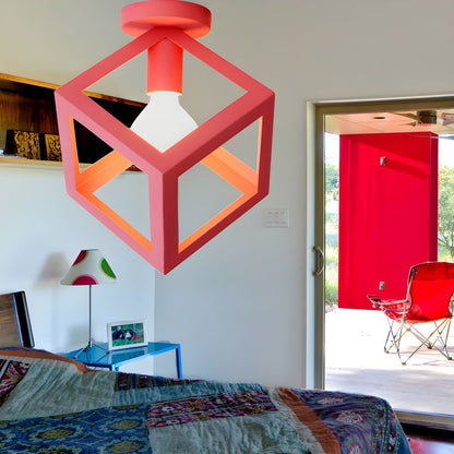 Vintage Metal Loft Ceiling Light Fixture | Serelle