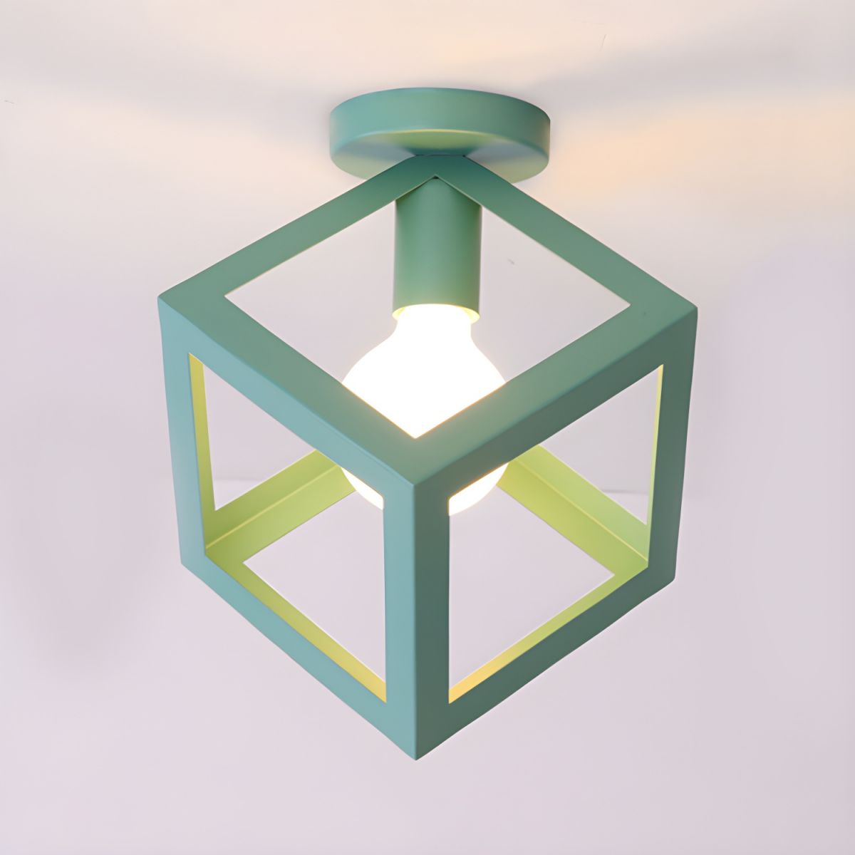 Vintage Metal Loft Ceiling Light Fixture | Serelle