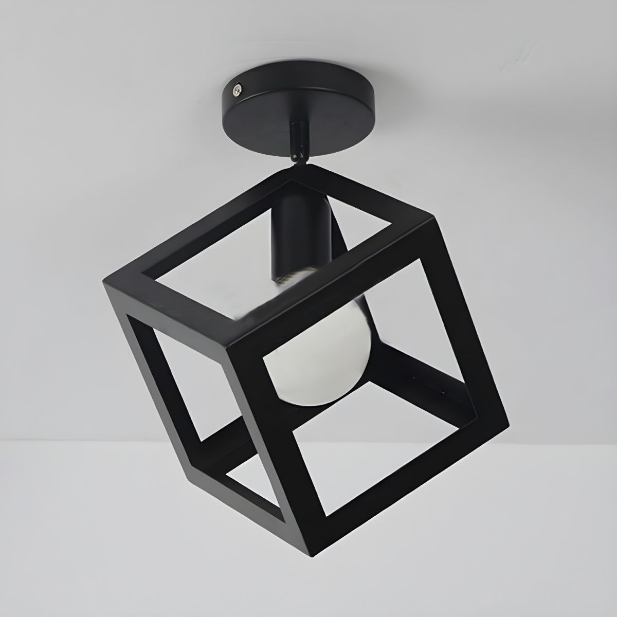 Vintage Metal Loft Ceiling Light Fixture | Serelle