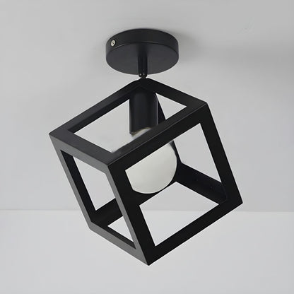 Vintage Metal Loft Ceiling Light Fixture | Serelle