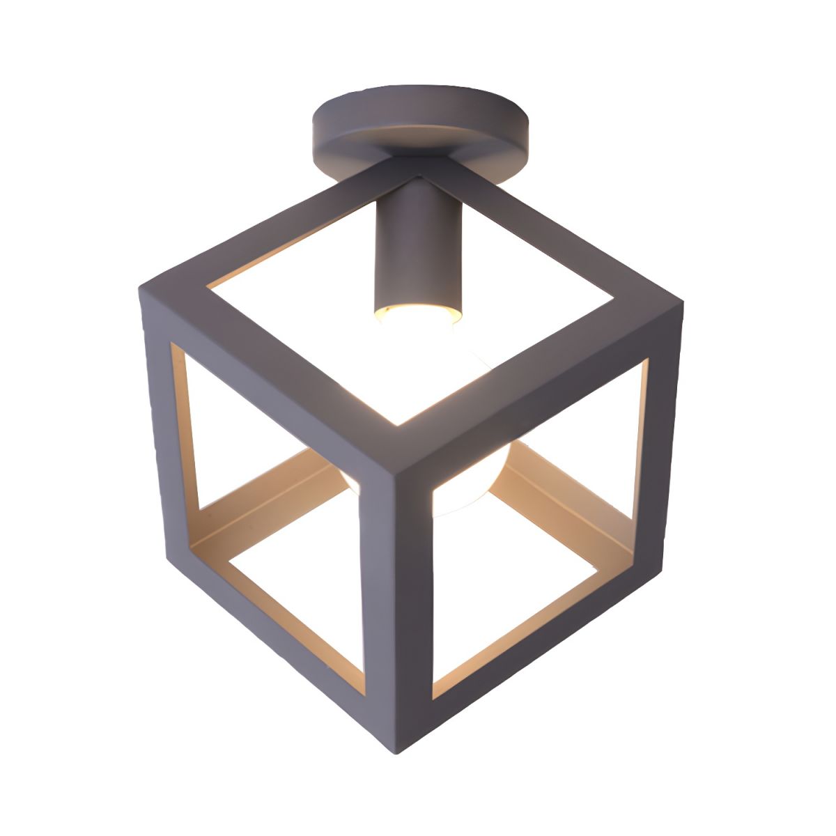 Vintage Metal Loft Ceiling Light Fixture | Serelle