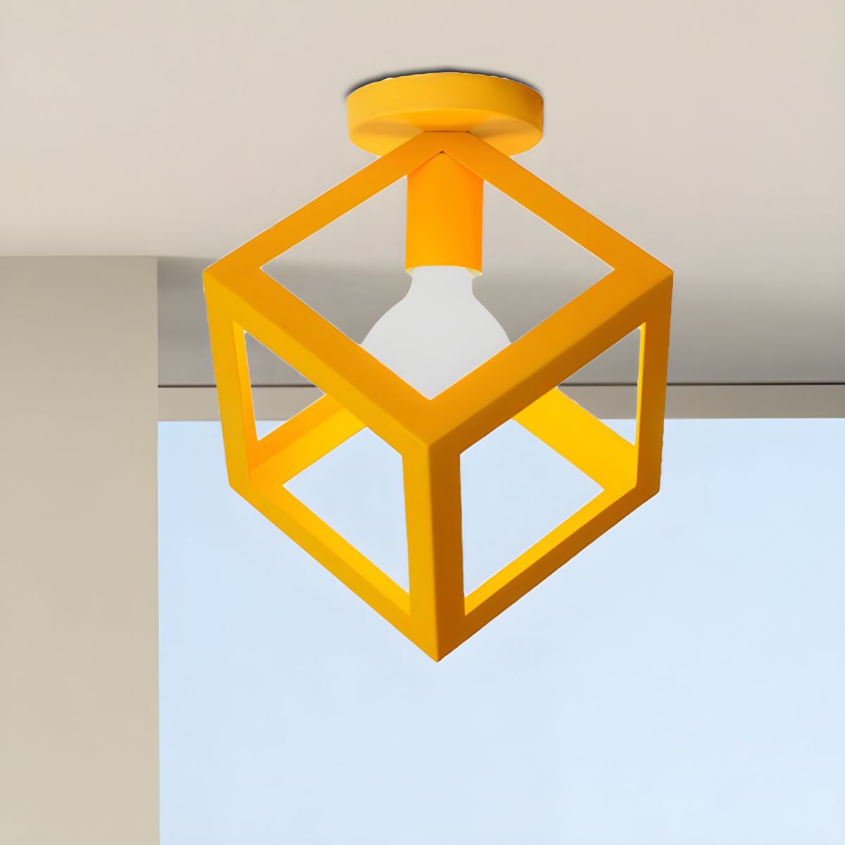 Vintage Metal Loft Ceiling Light Fixture | Serelle