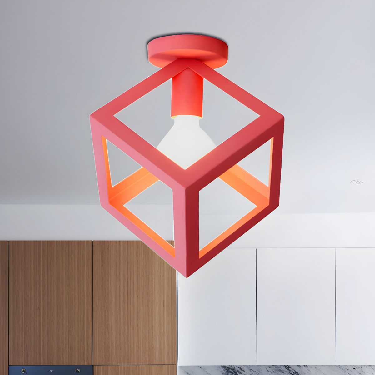 Vintage Metal Loft Ceiling Light Fixture | Serelle