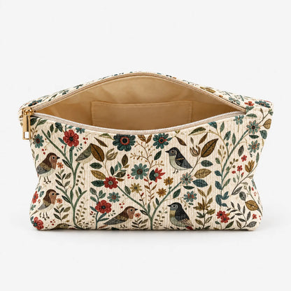 Vintage Print Women's Cosmetic Bag