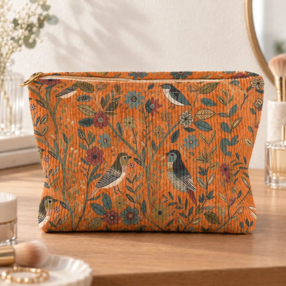 Vintage Print Women's Cosmetic Bag
