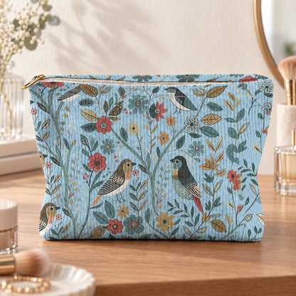 Vintage Print Women's Cosmetic Bag