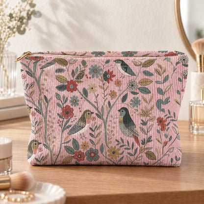 Vintage Print Women's Cosmetic Bag