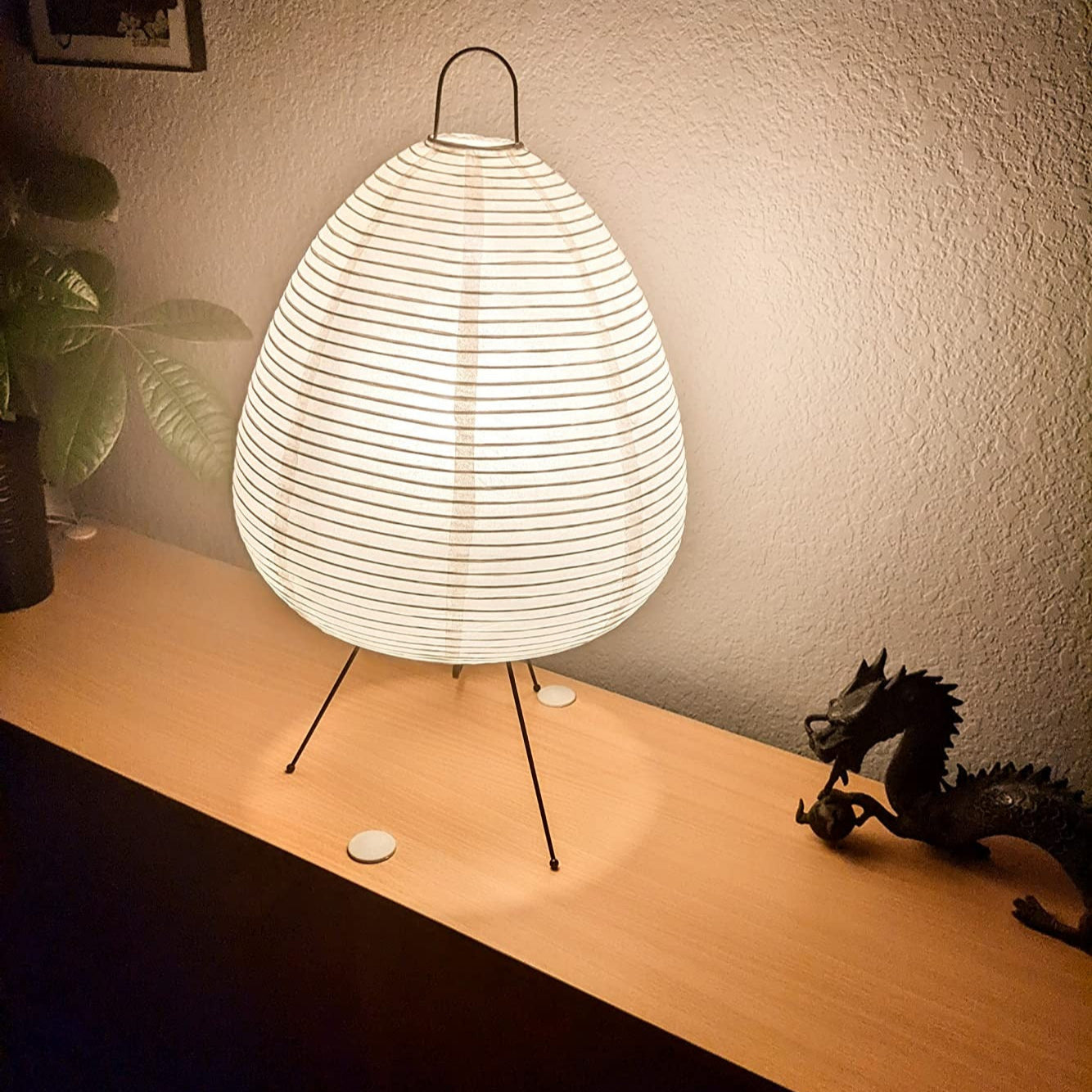 Wabi Sabi Japanese Style Rice Paper Table Lamp | Fadora