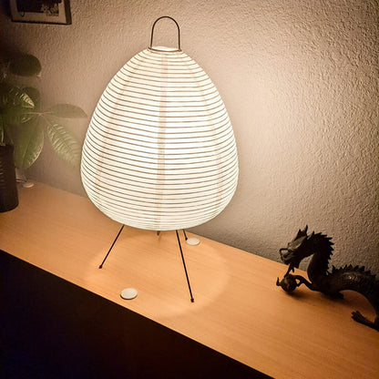 Wabi Sabi Japanese Style Rice Paper Table Lamp | Fadora