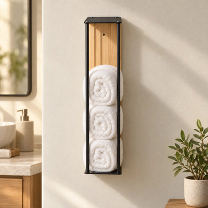 Wall-Mounted Towel Rack