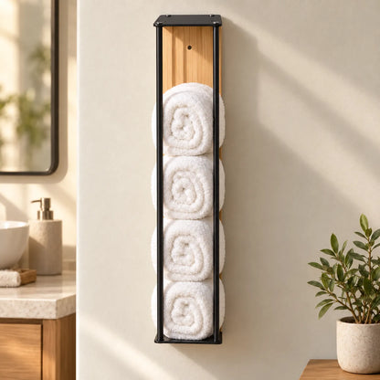 Wall-Mounted Towel Rack