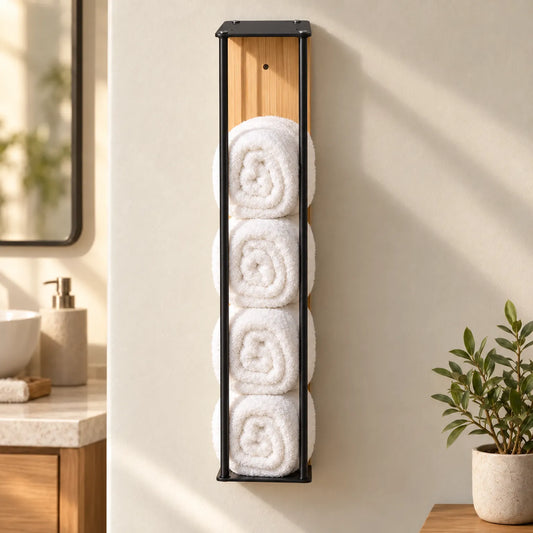 Wall-Mounted Towel Rack