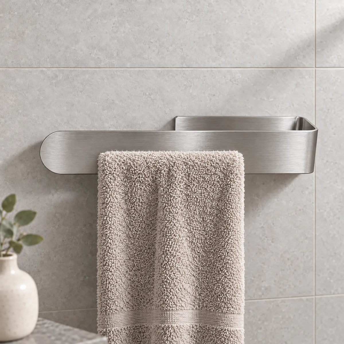 Wall-Mounted U-Shaped Towel Rack